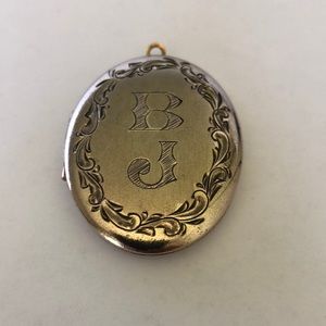 Vintage monogrammed locket
